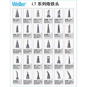 Pointe de fer à souder Weller LTKN, forme de lame 1.0-2.0mm plate pour WSD81 WSP81 - Product Image 3