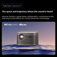 Proyektor H6 4K 1400 Lumens untuk Speaker Android Smart 150 inci Home Theater Nirkabel Ponsel