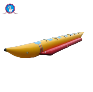 Ensemble de bateau banane gonflable portable en PVC, facile à installer, équipement de sports nautiques, divertissement familial pour adultes, aventures en plein air - Product Image 3