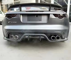 <span class=keywords><strong>Kit</strong></span> de cuerpo de difusor de parachoques trasero de fibra de carbono adecuado para <span class=keywords><strong>Jaguar</strong></span> <span class=keywords><strong>F</strong></span>-<span class=keywords><strong>Type</strong></span> difusor trasero Retrofit <span class=keywords><strong>Kit</strong></span> de labio trasero de coche - Product Image 5