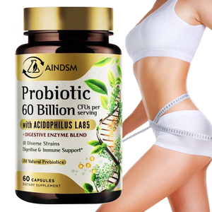 Cápsulas Probióticas Bien Diseñadas, Cápsulas de Lactobacillus para la Salud Digestiva, Cápsulas de Prebióticos y Probióticos para el Apoyo Inmunológico - Product Image 1