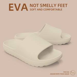 Унисекс удобные легкие тапочки с облаком Мужские Женские сандалии на толстой подошве с открытым носком для лета с логотипом на заказ большого размера - Product Image 4