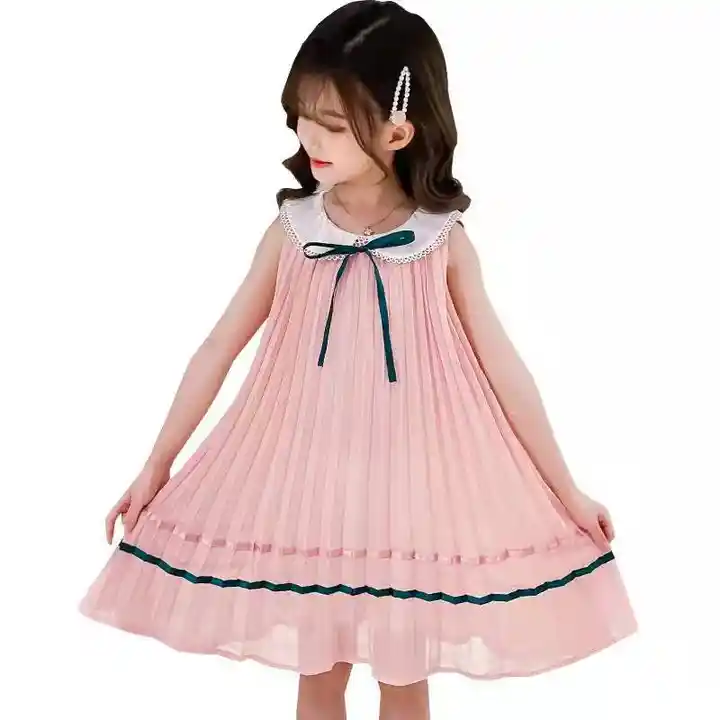 1 2 3 4 5 Years Baby Girls Dress Summer Mesh Fashion Little Princess Party  Dress