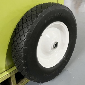 Ruedas de Espuma de PU de Alta Calidad de 16 Pulgadas 4.00-8, Neumáticos Sólidos de PU a Prueba de Pinchazos y Ruedas de Repuesto para Carretilla - Product Image 4