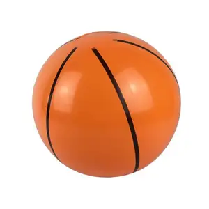 Palla da spiaggia personalizzata in PVC di simulazione di pallacanestro ecologica e sicura dal produttore, palla giocattolo genitore-bambino
