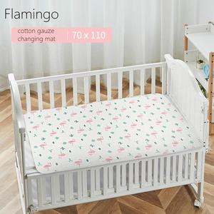 綿100% ベビーベッド防水ベッドシーツソフト折りたたみ式おむつ交換マット幼児用防水交換パッド - Product Image 6