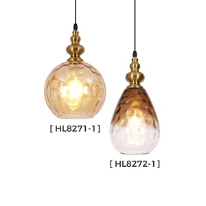 Monike Lighting Kreative Glas-Esszimmerleuchte E27 Bernsteinfarben Messing Metall Kronleuchter Pendelleuchte Kücheninsel-Lampen - Product Image 4