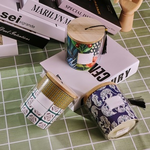 Ensemble cadeau de bougies aromatiques en cire de soja de luxe, huile essentielle végétale, bougie parfumée sans fumée pour la maison, la chambre à coucher - Product Image 2