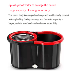 Self-washed 360 หมุนเมจิกบ้านฝุ่นทําความสะอาดปั่นแห้งน้ําดูดซับ <span class=keywords><strong>Moop</strong></span> Twist หัวแยกถัง Mop พร้อม Wringer - Product Image 3