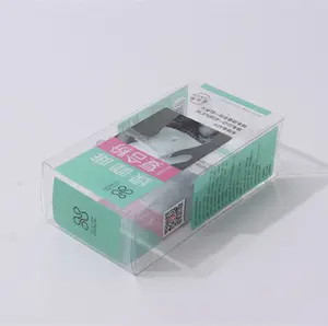 Custom Accept Clear Printed Transparent Cosmetics Pvc Pet Pp Plastic Folding Box Packaging