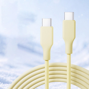 1.5M Silicone <b>Cable</b> 3A Fast Charging <b>USB</b> Type-<b>C</b> <b>Cable</b> Silicone Pure Copper Cord Shielded Lead for Mobile Phone Tablet Power Bank - Product Image 2