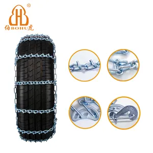 Truck Chain BOHU Alloy Steel Tire Chains 18 Series Truck Tire Chain Snow Chains With V-bar