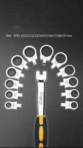 High Quality CR-V Steel Ratchet <b>Socket</b> <b>Torque</b> Wrench <b>Set</b> Chrome Combination Wrench with Metric Measurement System Industrial Use - Product Image 2