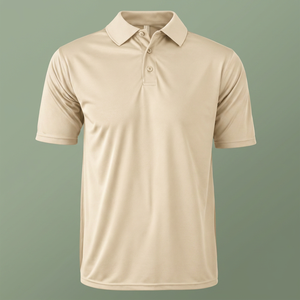 Polo à manches courtes pour homme, couleur unie, tricoté, séchage rapide, vêtements décontractés - Product Image 3