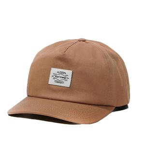 Gorra de 5 Paneles con Visera Ligeramente Curvada, Logotipo Personalizado, Visera Plana, Cierre a Presión, Parche Tejido de Algodón - Product Image 2