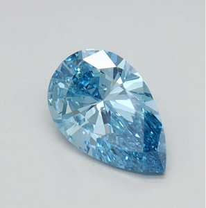 Vente en gros 0.65 carats VVS Lab Grown Blue Diamond DEF synthétique HPHT IGI certifié processus CVD en forme de poire - Product Image 3