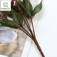 35cm hochwertige künstliche 5 Zweige Beere von Akazien bohnen für Weihnachten Hochzeit Blume Home Decoration