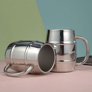Wholesale OEM Logo Customization Mirror Finish Stainless Steel Vacuum 1000ml Beer Mug Thermal Insulation Gift <b>Cup</b> for Camping - Product Image 4