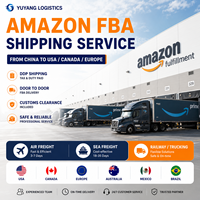 Services de logistique porte-à-porte DDP pour conteneurs secs 40/45HQ, entrepôts FBA Chine-Canada, reconditionnement et expédition de fret chinois