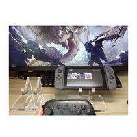 Supports d'affichage en acrylique pour console de jeu, support de manette pour Nintendo Switch XBOX ONE PS4 Playstation 4, téléphones mobiles