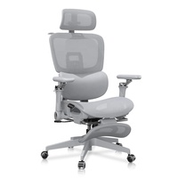 Chaise de bureau ergonomique à soutien lombaire intelligent réglable à 360 degrés pour soulager la pression de la colonne lombaire et de la colonne vertébrale
