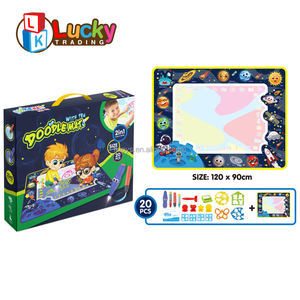 Lucky Toys Alas Gambar Air Ajaib Ukuran Besar 120x90cm Mainan Alas Lukis Gambar Air untuk Anak - Product Image 2