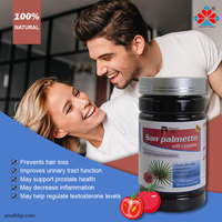 Capsule de croissance capillaire à base de plantes pour adultes en bonne santé, bloqueur de DHT, mélange naturel de palmier nain, lycopène, pygeum, non destiné aux femmes enceintes, 90 500 mg