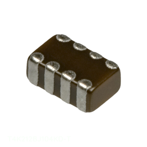 ตัวแทนจำหน่ายอย่างเป็นทางการ ตัวเก็บประจุแบบอาร์เรย์ 0.1uF 25V X5R 0805 ชนิดติดตั้งบนพื้นผิว T4K212BJ104KD-T - Product Image 1