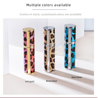 Flacon de parfum en aluminium de 5 ml, atomiseur rechargeable, huile essentielle, vaporisateur de voyage, mini cosmétique, rouge à lèvres, soins personnels