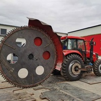Prix EXW - Trancheuse à disques rotative montée sur tracteur pour câbles et fils, et pour travaux de terrassement