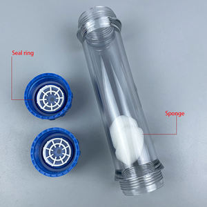 Cartouche filtrante à <span class=keywords><strong>eau</strong></span> rechargeable de 10 pouces, boîtier transparent T33 transparent pour boules en résine céramique - Product Image 6