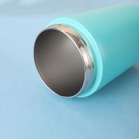 Nuevo vaso aislado al vacío de acero inoxidable con aislamiento de botella de agua para niños de viaje OWA de 12oz con pajita Flexible resistente a derrames