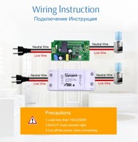 Sonoff Basic WiFi Smart Switch Modul Relay Otomatisasi Rumah Nirkabel Domotica Pengontrol Jarak Jauh DIY
