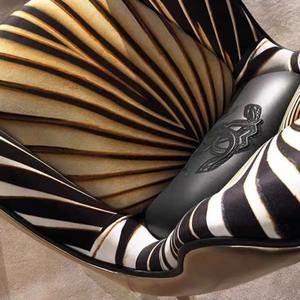 Italian Luxury Tiger Striped Lounge <b>Chair</b> Single Sofa <b>Chair</b> Comfortable Baking Paint Support Structure - Product Image 2