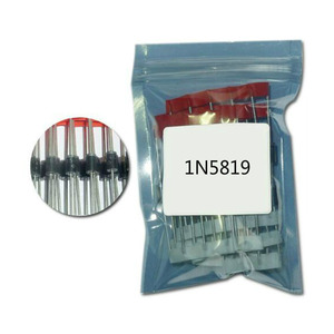 100 יחידות 1N5819 DO-41 IN5819 1A 40V <span class=keywords><strong>5819</strong></span> SCHOTTKY <span class=keywords><strong>DIODE</strong></span> - Product Image 1