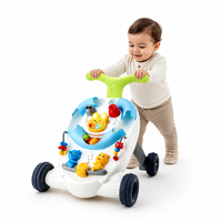 Marche-bébé avec musique, panneau de jeu multifonction, marche-bébé pour l'apprentissage précoce des tout-petits, jouets éducatifs
