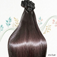 Paquete de Cabello Humano Virgen Birmano Crudo Sin Procesar, Donante Único Natural, 100% Cutícula Alineada, Cabello Virgen Crudo Sin Procesar
