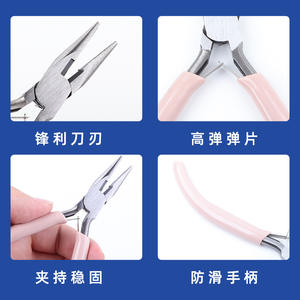 Pince à bec effilé en acier inoxydable de 4,5 pouces, pointe conique, pour la fabrication de bijoux DIY, outil de bobinage de fil artisanal - Product Image 4