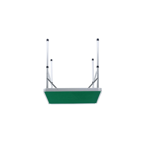 Gấp di động mahjong Bảng cắm trại ngoài trời Hợp kim nhôm 4 máy nghe nhạc thẻ bảng có thể điều chỉnh chân Trung Quốc Bàn cà phê - Product Image 5