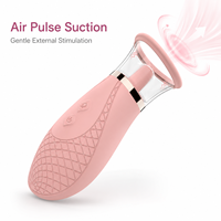 Klitoris-Saugvibrator für Frauen mit Luftimpuls-Technologie 9 Vibrationsmodi Silikon Wiederaufladbarer Persönlicher Massager OEM ODM
