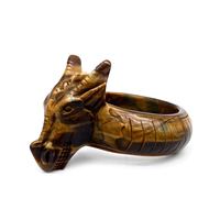 Bracelet de Dragon en pierre d'oeil de tigre sculpté à la main, ornements artisanaux en cristal, offre spéciale