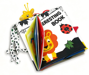 Libro de Tela Suave de Algodón para Bebés Eli Toys, Unisex, con Dibujos Animados, 10 Diseños, Lavable, Resistente a Desgarros, Educativo y Sensorial - Product Image 3
