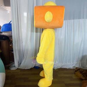 ชุดมาสคอตกำมะหยี่ลายการ์ตูนสีเหลืองสำหรับ2025ชุดมาสคอตตุ๊กตาแบบถอดออก<span class=keywords><strong>ได้</strong></span>ออกแบบให้ระบายอากาศได้ดีสำหรับองค์กรสำหรับฤดูหนาว - Product Image 3