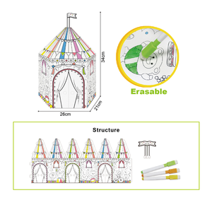 ความทนทานสูงลบได้ DIY บ้านวาดเส้นขยุกขยิกสีเด็กของเล่นเพื่อการศึกษาสำหรับเด็ก - Product Image 5