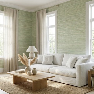 Modern Minimalist Weave Seamless Microfiber <b>Fabric</b> Wall Covering Nonwoven <b>Waterproof</b> Anti-Mildew Florals 100% ES Upholstery - Product Image 6