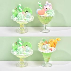 Enfants fait à <span class=keywords><strong>la</strong></span> main bricolage colle crémeuse Gucka crème glacée tasse douce tasse simulée Dessert tasse matériel paquet ensemble pour les enfants - Product Image 4