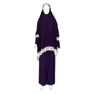 新款6色穆斯林女士连衣裙，长袖时尚连衣裙，2021新款祈祷连衣裙