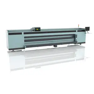 वनस्पति चीनी इंकजेट प्रिंटर 4-6 रंग बड़े प्रारूप 5m रोल रोल करने के लिए औद्योगिक विज्ञापन बिलबोर्ड बैनर मुद्रण मशीन