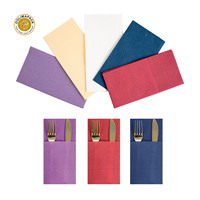 Serviettes de table en papier rouge personnalisées OOLIMAPACK, 1 plis, pour fêtes de Noël