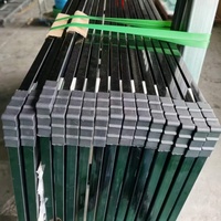 Panneau de verre trempé transparent solide de 12 mm conforme à la norme australienne AS/NZS pour les balustrades d'entrée et l'utilisation hôtelière